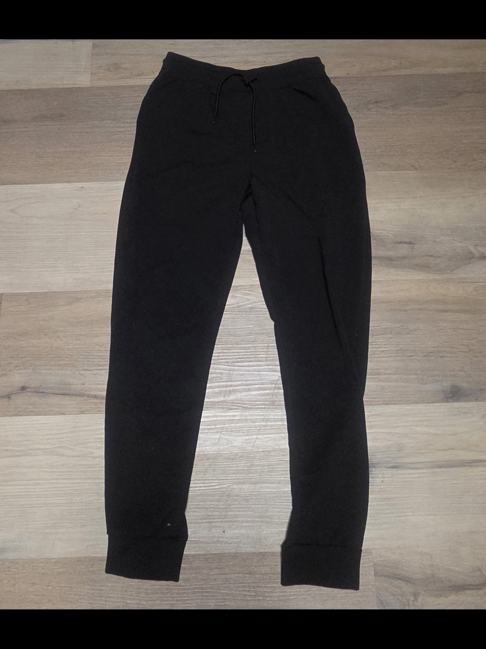 Athletic Works Black Men's Jogger Sweatpants Sz S Bin Y